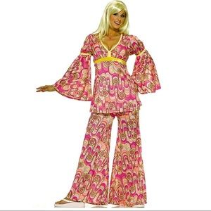 Women's Flower Power Hippie 60's Costume